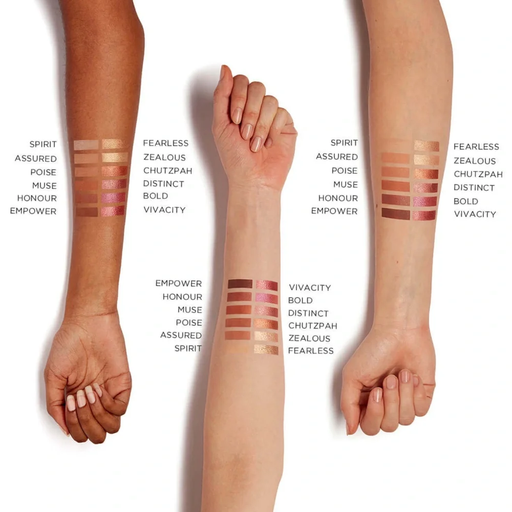 Illamasqua New Unveiled Artistry Palette Eye Shadow‎ Nude Satin Matte Metallic